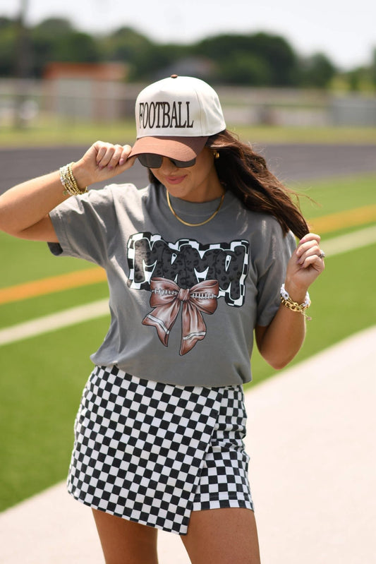 Black Checkered Skort