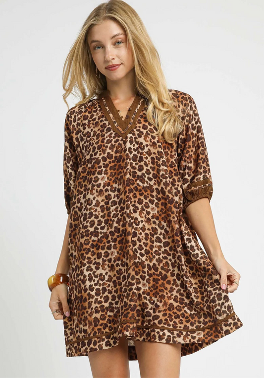 Wild About You Leopard Dress