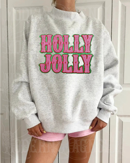 LIMITED EDITION Holly Jolly Mock Neck Pullover | Gray