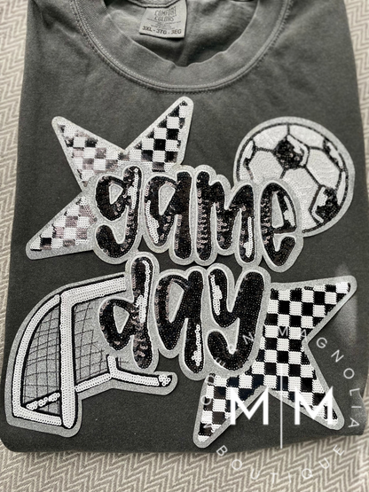 Sequin Gameday Tee | Soccer