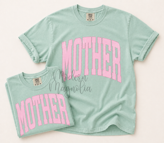 Preppy Mother Tee | Chalky Mint