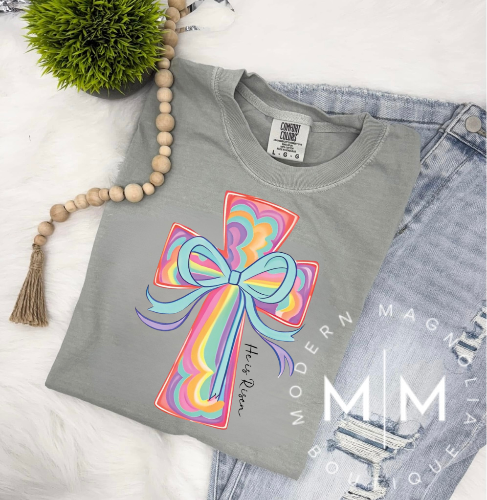 Watercolor Cross Tee