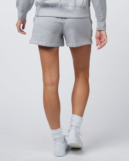 Amelia Fleece Shorts | Athletic Heather