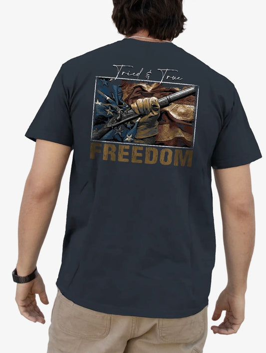Freedom Short Sleeve- Navy
