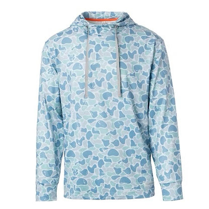 Youth Saltwater Camo Performance Hoodie