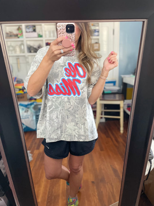 Camo Ole Miss Tshirt