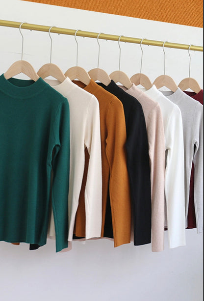 Basic Mock Neck Sweater