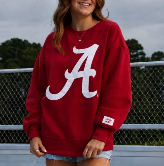 NEW Lulu Mac x Alabama Sweatshirt
