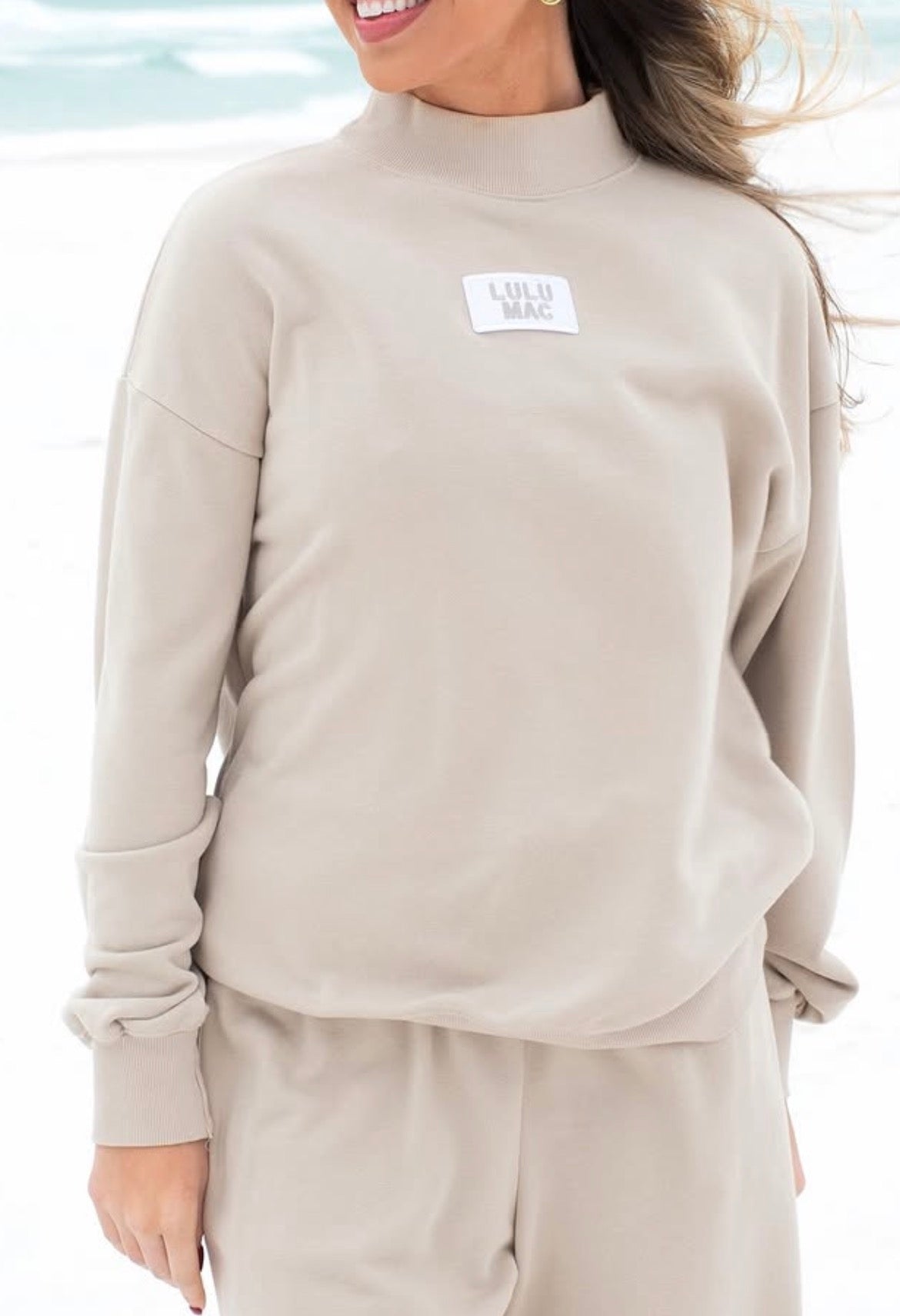 NEW Lulu Mac Terry Cloth Longsleeve | Sand