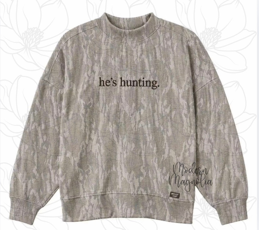 PREORDER Mossy Oak Bottomland Mockneck | He’s Hunting
