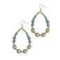 Grey beaded Earrings: Grey