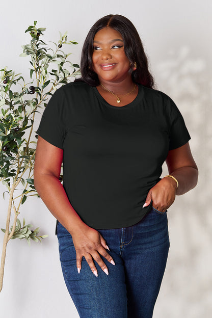 Basic Full Size Round Neck Short Sleeve T-Shirt