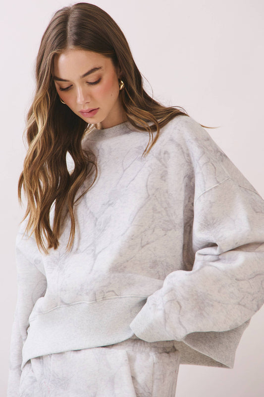 Camo Midi Sweatshirt