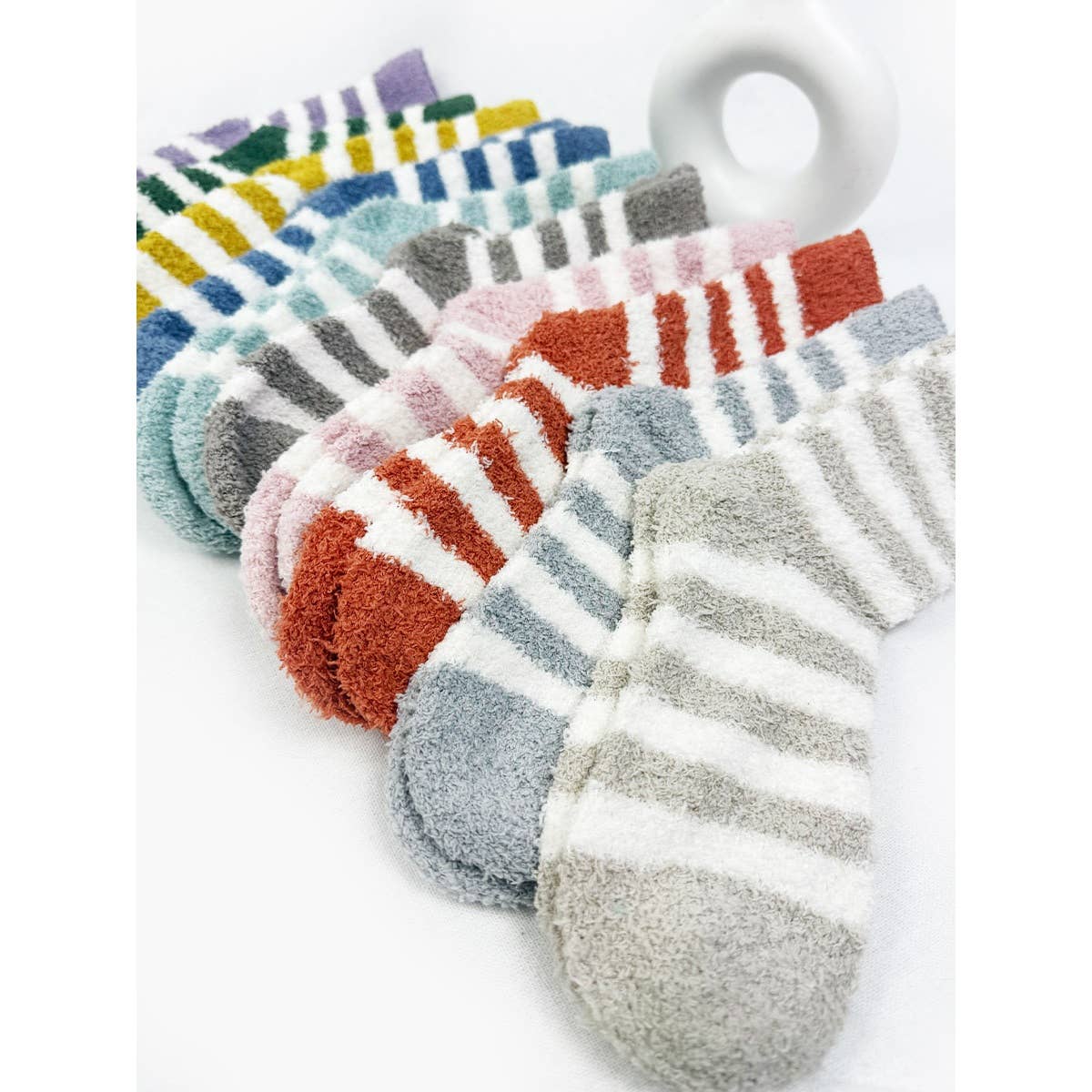 Cozy Stripe Pattern Socks