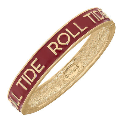 Alabama Enamel Hinge Bangle