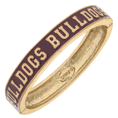 MSU Bulldogs Enamel Hinge Bangle