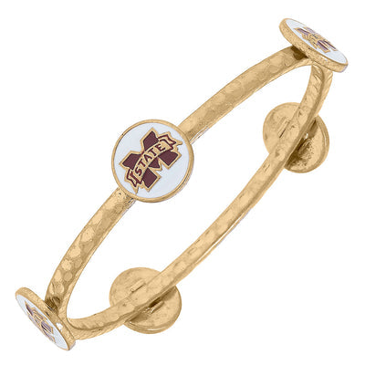 Claudia Enamel Bangle- MSU