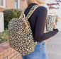 Magnolia Backpack Cooler- Leopard