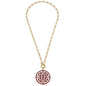 Tara Game Day Pendant Necklace- Maroon