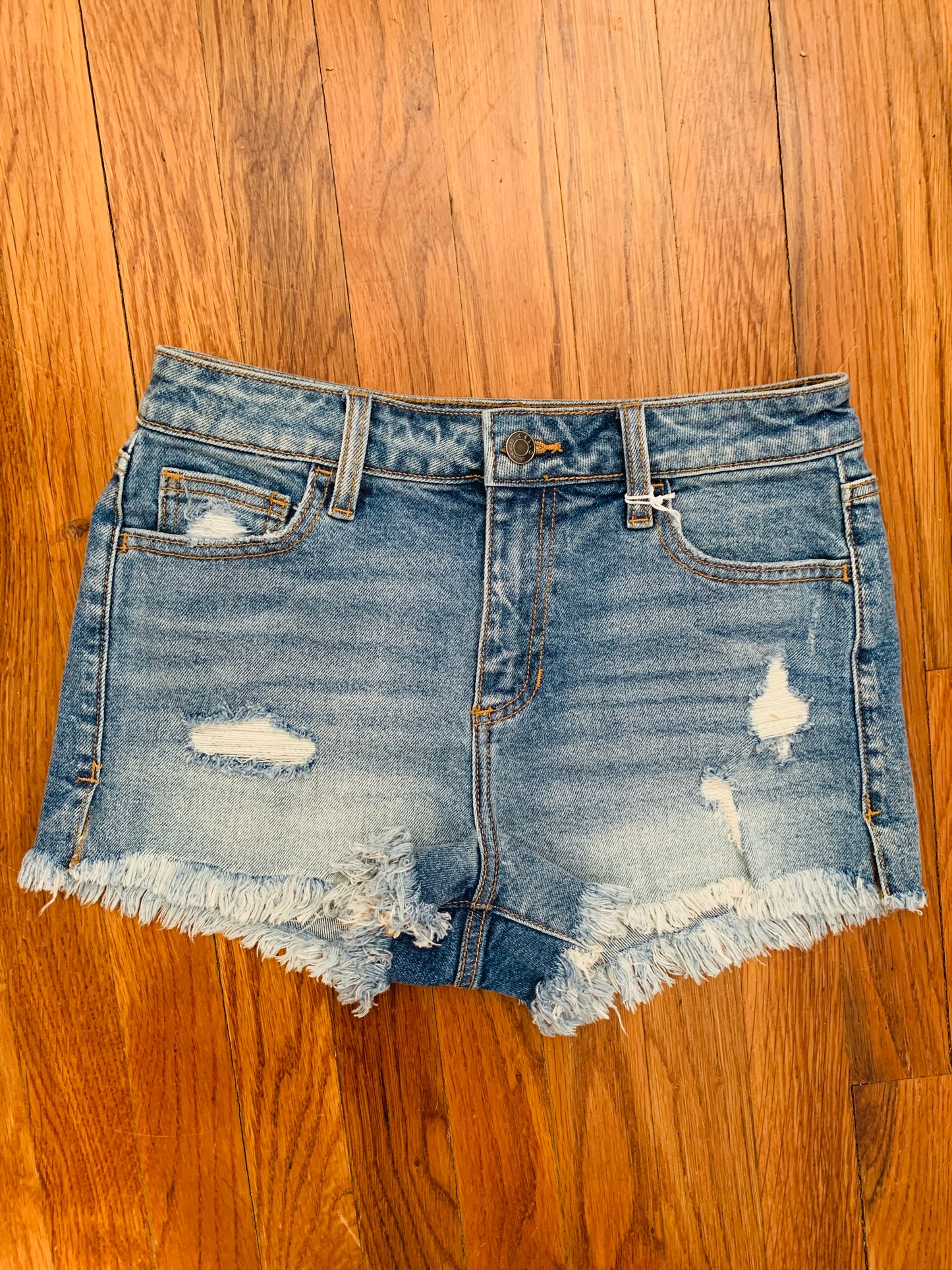 Cello High Rise Denim Shorts